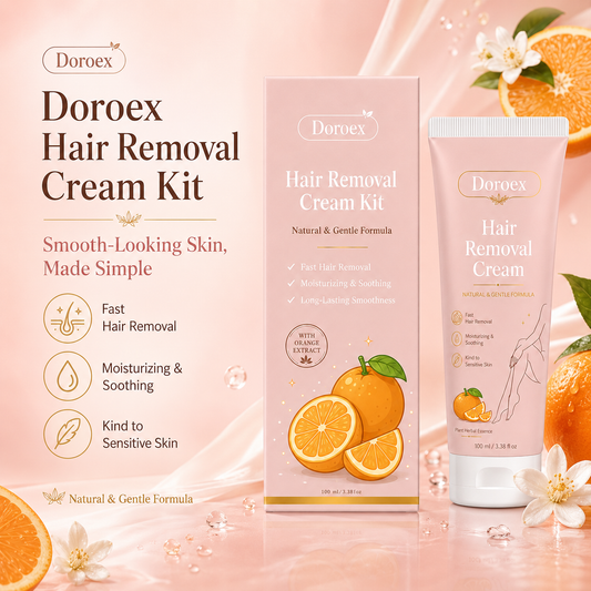 Doroex Gentle Hair Removal Cream for Sensitive Skin | Smooth & Effective for Women & Men