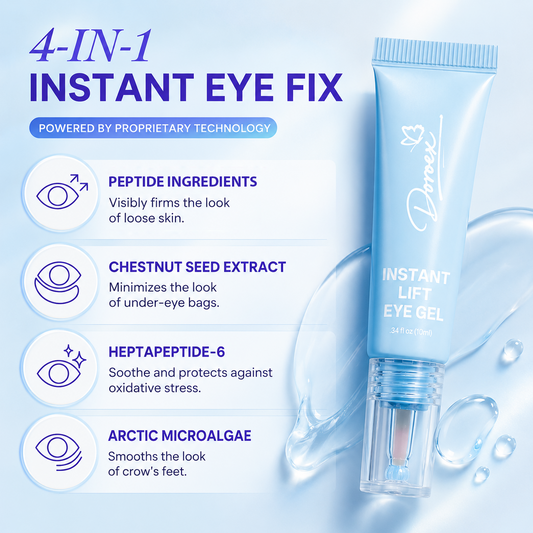 Doroex Instant Lift Eye Gel -Improve issues such as under-eye bags, wrinkles, and dark circles