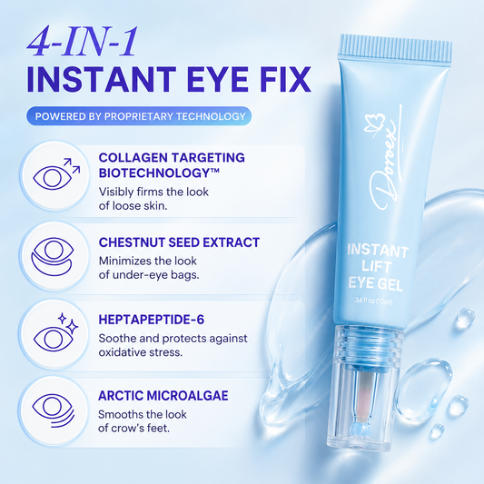 Doroex Instant Lift Eye Gel -Improve issues such as under-eye bags, wrinkles, and dark circles
