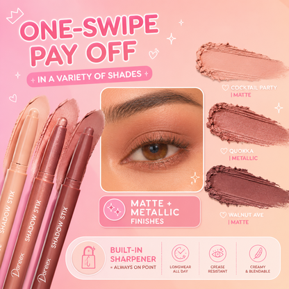 Creamy Eyeshadow Stick – Rich Color, All-Day Wear,