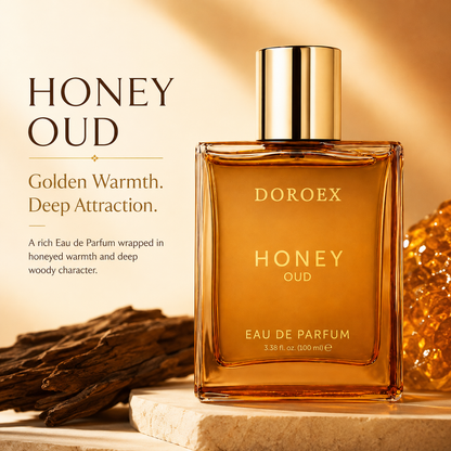 Doroex Honey Oud Perfume 100ml | Warm Floral Spicy Fragrance | Vegan Formula