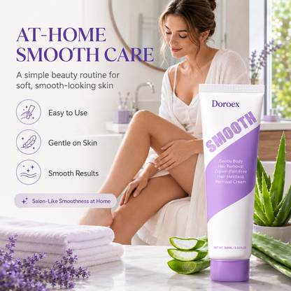 SmoothSkin Hair Removal Cream Fast, Gentle & Pain-Free