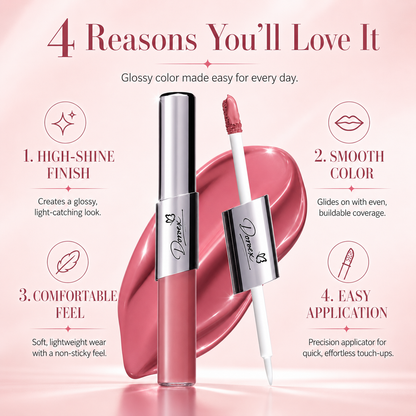 2-in-1 Perfect Twin Lip – Matte Lip Color & Gloss in One