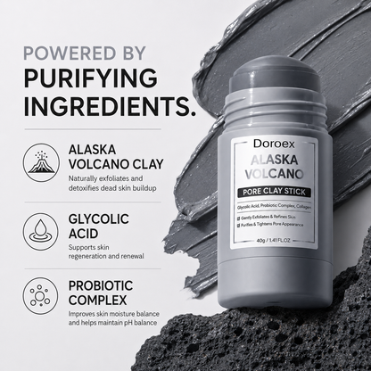Clay Mask Stick Set – Mugwort & Volcanic Clay for Deep Pore Cleansing, Oil Control
