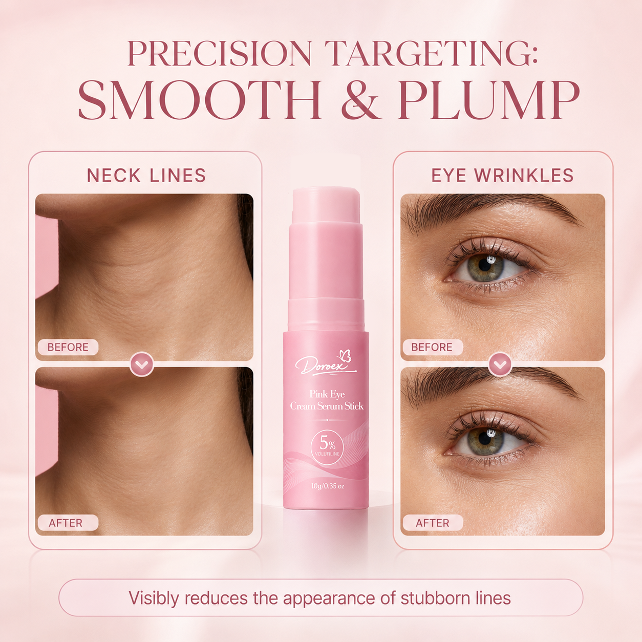 Pink Eye Serum Stick – Smooth, Firm & Hydrate the Eye Area