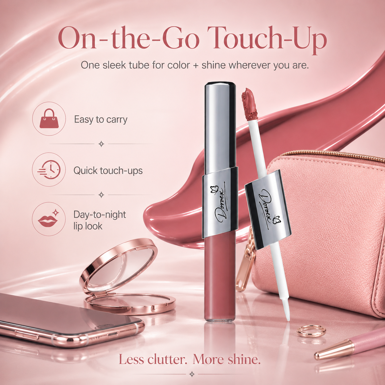2-in-1 Perfect Twin Lip – Matte Lip Color & Gloss in One