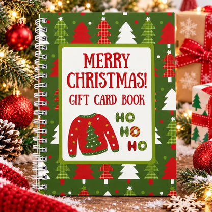 🎄 Christmas Gift Card Book – A Magical Surprise on Every Page | Durable Hardcover Gift Book 🎁