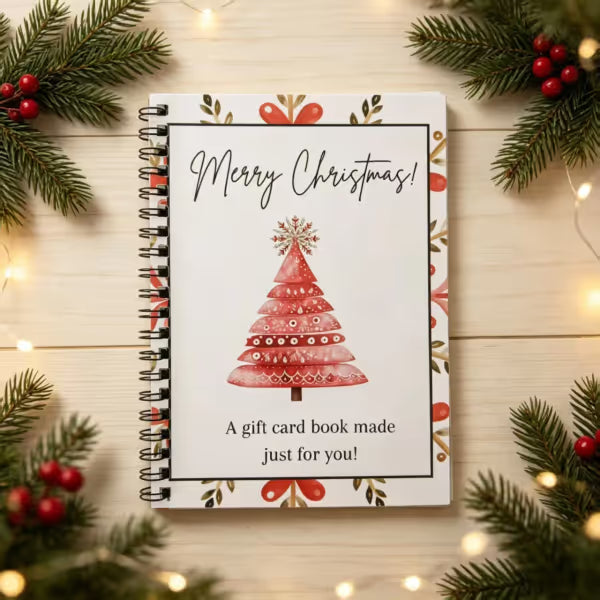 🎄 Christmas Gift Card Book – A Magical Surprise on Every Page | Durable Hardcover Gift Book 🎁
