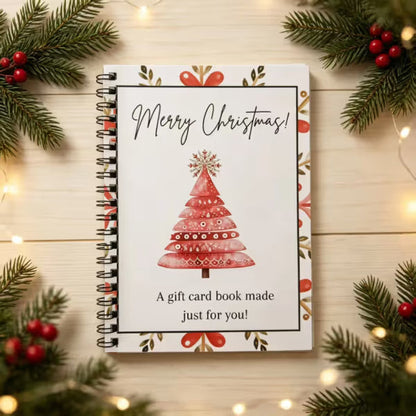 🎄 Christmas Gift Card Book – A Magical Surprise on Every Page | Durable Hardcover Gift Book 🎁