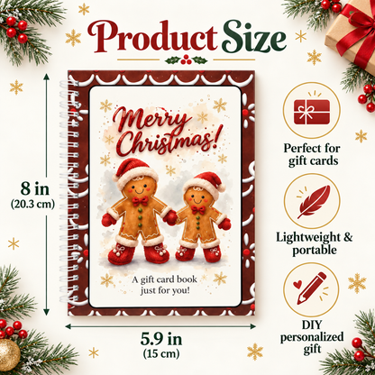 🎄 Christmas Gift Card Book – A Magical Surprise on Every Page | Durable Hardcover Gift Book 🎁