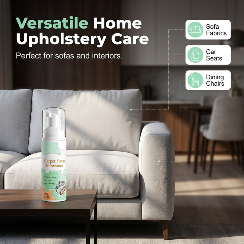 Waterless Carpet Foam Stain Remover