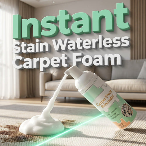 Waterless Carpet Foam Stain Remover